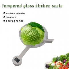 KT-4 5kg/1g Foldable Portable Digital Electronic Balance Cuisine LCD Kitchen Weighing Measuring Travel Mini New Design Food Scales