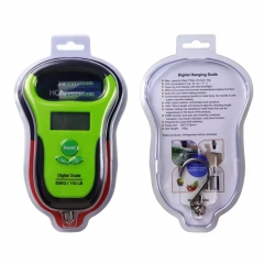 NS-3 50kg Handheld Electronic Scales Fish Scale Hook Tape Measure Household Handheld Luggage Scale