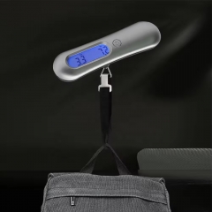 OCS-11 50kg/10g Double Display Portable Digital Electronic Luggage Scale 110lb with Tare Hold Overweight Warning