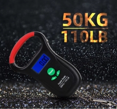 NS-3 50kg Handheld Electronic Scales Fish Scale Hook Tape Measure Household Handheld Luggage Scale