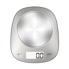 SF-228 5kg/1g Stainless Steel Smart Digital Kitchen Food Scale with Lid Battery Powered Weight Measuring