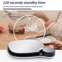 K2038 5kg/1g Stainless Steel Kitchen Weighing Scale LED Cooking Food Scale USB Charging Electronic Kitchen Scale