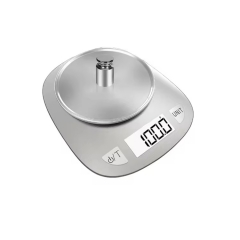 SF-228 5kg/1g Stainless Steel Smart Digital Kitchen Food Scale with Lid Battery Powered Weight Measuring