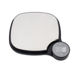 K2038 5kg/1g Stainless Steel Kitchen Weighing Scale LED Cooking Food Scale USB Charging Electronic Kitchen Scale