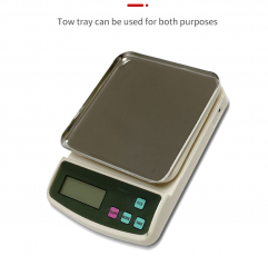 HRD-008 10kg/1g High QualityManual Kitchen Scale Stainless Steel Household Food Kitchen Balance Scale