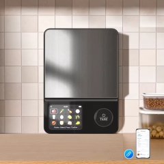 CK865BLE 5kg/1g Smart Portable Digital Food Nutrition Kitchen Scale for TFT Display Stainless Steel Household
