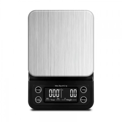 K94-ST 3kg/1g 500g/0.1g 1000g/0.5g Small Digital Electronic Portable Coffee Scales - Household Kitchen Food Scale for Coffee Bean Weighing & Coffee Weighing