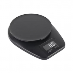 B308 5kg/1g Multifunctional Digital Kitchen Scale Platform Design Mini LCD Reading ABS Material AAA Battery-Powered Auto Shut-Off High