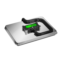 PS-23-120kg 120kg/10g Electronic Portable Postage Warehouse Suitcase Stainless Steel Luggage Scale Shipping Scale