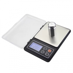 WB-2000 2kg/0.1g Digital Scale Jewel Pocket Balance Diamond Weighing Gram Kitchen Scales with BackLight