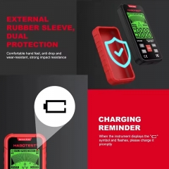 HABOTEST HT628B Electromagnetic Radiation Tester Portable Handheld Portable Radio Frequency Field Tester USB Charge EMF Meter