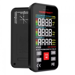 HABOTEST HT628B Electromagnetic Radiation Tester Portable Handheld Portable Radio Frequency Field Tester USB Charge EMF Meter