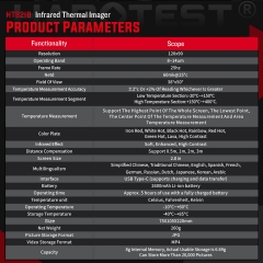 HT821B -20~400°C High-Resolution Handheld Precision Infrared Thermal Imager Power Failure Floor Heating Leak Detector