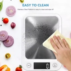 EC5403 5kg/1g Electric Kitchen Weight Scale Stainless Steel Digital Food Cooking Scale for Home