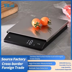 EC349 5kg/1g Stainless Steel Accurate Kitchen Scale Digital Weighing Balance Food Scale