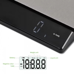 EC349 5kg/1g Stainless Steel Accurate Kitchen Scale Digital Weighing Balance Food Scale