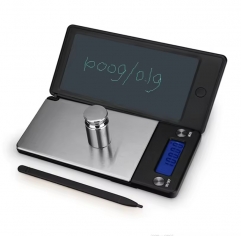 JL809 Multifunctional Digital Kitchen Scale with Handwriting Pad Stainless Steel Platform Auto Shutoff 1000g/0.1g Capacity
