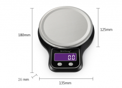 WH-B21 3kg/1g Digital Electronic Weight Kitchen Food Scale with light 3000g/0.1g