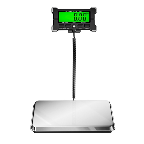 PS-23-300kg 300kg/50g Electronic Portable Postage Warehouse Suitcase Stainless Steel Luggage Scale Shipping Scale