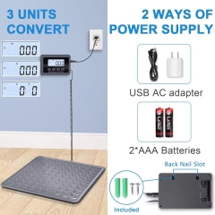 PS4B High Accuracy 200kg/440lbs X 10g Shipping Scale Digital Postal Durable Alloy Steel Platform Heavy Duty Scale for Packages