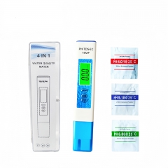 MF01 EC Multifunction 4-in-1 Water Quality Test Pen TDS PH Conductivity Temp-Custom OEM Support