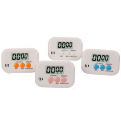 HX104 Simple Magnetic White Blue Orange Pink Digital Cute Commercial Kitchen Timer