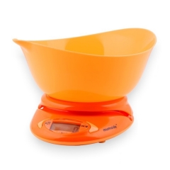 KK11-B 5kg/1g Food Baking Household Bowl Scale Stainless Steel Bowl Kitchen Weighing Scale