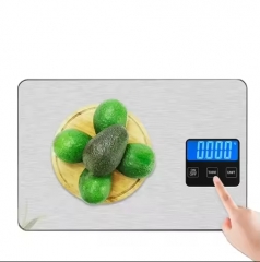 YW-C034 5KG/1g Waterproof Digital Electronic Weighing Stainless Steel Kitchen Food Scale with Backlight LCD Display
