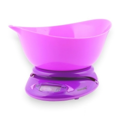 KK11-B 5kg/1g Food Baking Household Bowl Scale Stainless Steel Bowl Kitchen Weighing Scale