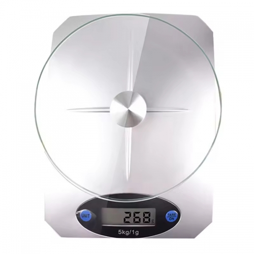 KE-5-5000g 5kg/1g Glass Digital Best Kitchen Scales Popular Design Kitchen Food Weight Electronic Scale