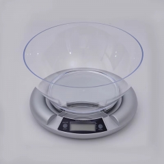 FX1801-B 5 kg/1g Cross Border Export Ingredient Food Baking Household Bowl Scale Stainless Steel Bowl Kitchen Weighing Scale
