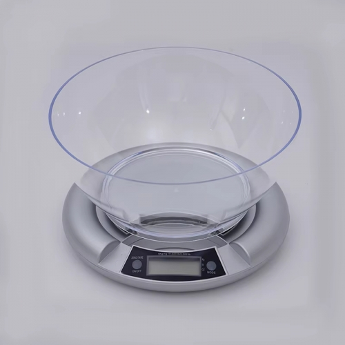 FX1801-B 5 kg/1g Cross Border Export Ingredient Food Baking Household Bowl Scale Stainless Steel Bowl Kitchen Weighing Scale