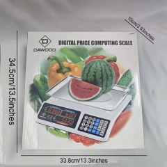 DWS-809 30kg Green Backlight Electronic Balance Digital Pricing Scale Electronic Digital Weighing Scale ACS 40kg Supermarket Price Scale