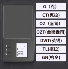 BA-CX928T 1kg/0.1 Household Waterproof Glass Food Electronic Digital 1kg Kitchen Scales