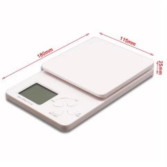 KT-02 3kg/1g Electronic Portable Weighing Scale Kitchen Measuring Home Coffee Weight Food Digital Kitchen Scale