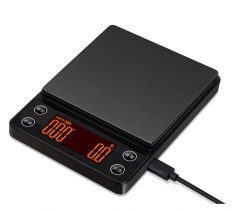 JH-N100 3000g/0.1g Small Digital Electronic Portable Household Kitchen Food Coffee Scale for Daily Coffee Weighing 2kg/0.1g 1kg/0.1g 500g/0.01g