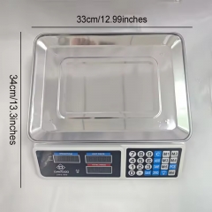 DWS-809 30kg Green Backlight Electronic Balance Digital Pricing Scale Electronic Digital Weighing Scale ACS 40kg Supermarket Price Scale