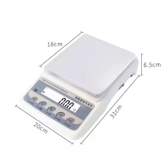 BT-456B Lab Analytical Balance Digital High Precision Electronic Scale Jewelry Scale (5000x0.1g)