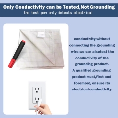 BIO-2 Conductivity Test Pen, Continuity Tester for Grounding Mats, Sheets, Pads, Blankets, Pillow Cases