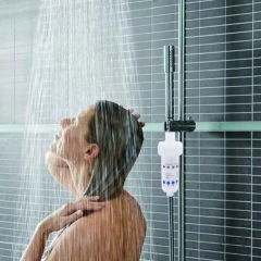 Water Filter-017 ortable Home Use Anti Scale Shower Filters Tap Faucet Water Prefilter Shower Head Filter