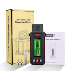 GD154 Digital Wood Moisture Meter Two Pin Wood Humidity Tester up to 99% for Firewood Lumber Building Materials Moisture Detector