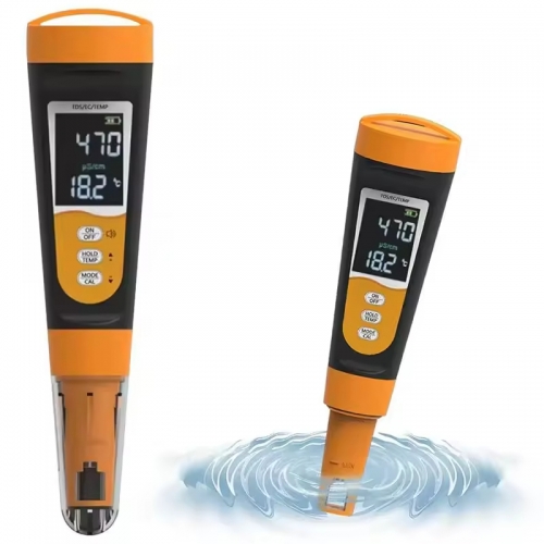 TDS-A6 High Accuracy ater Quality Hardness Testing Kits 4 in 1 TDS EC & TEMP Meter for Drinking Water, Hydroponics, Aquarium, Pool