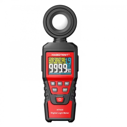 Habotest HT620 180 Degree Rotatable Probe Hig Precision Measure Office Standard Incandescent Lamp Handheld Digital Light Meter