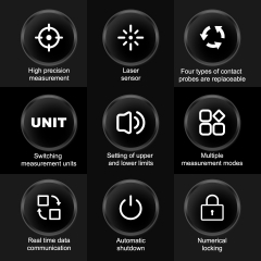 HT671 2IN1 LASER/CONTACT TACHOMETER