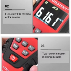 Habotest HT620 180 Degree Rotatable Probe Hig Precision Measure Office Standard Incandescent Lamp Handheld Digital Light Meter