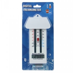 SH-195 Max Min Greenhouse Indoor Outdoor Thermometer With Maximum and Mini-mum Recording