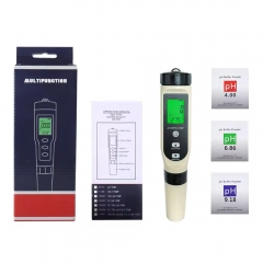WB-C200 Portable 4-in-1 Water Quality Test Pen with Backlight Hy-drogen-Rich Water Tester for Hy-drogen Ion Content PH ORP H2 TEMP