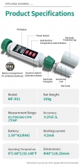 MF-X51 Newly Launched 5-in-1 Multi-Function Water Quality Tester X51 | TDS/PH/EC/Salinity/Temp Pocket Size,Replaceable Probe OEM ODM