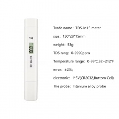 M1S Water TDS Tester Digital TDS Meter for Drinking Water Low Price