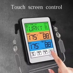 CH-212 LED Double Probe Intelligent Alarm Food Electronic Thermometer Oven Barbecue Thermometer